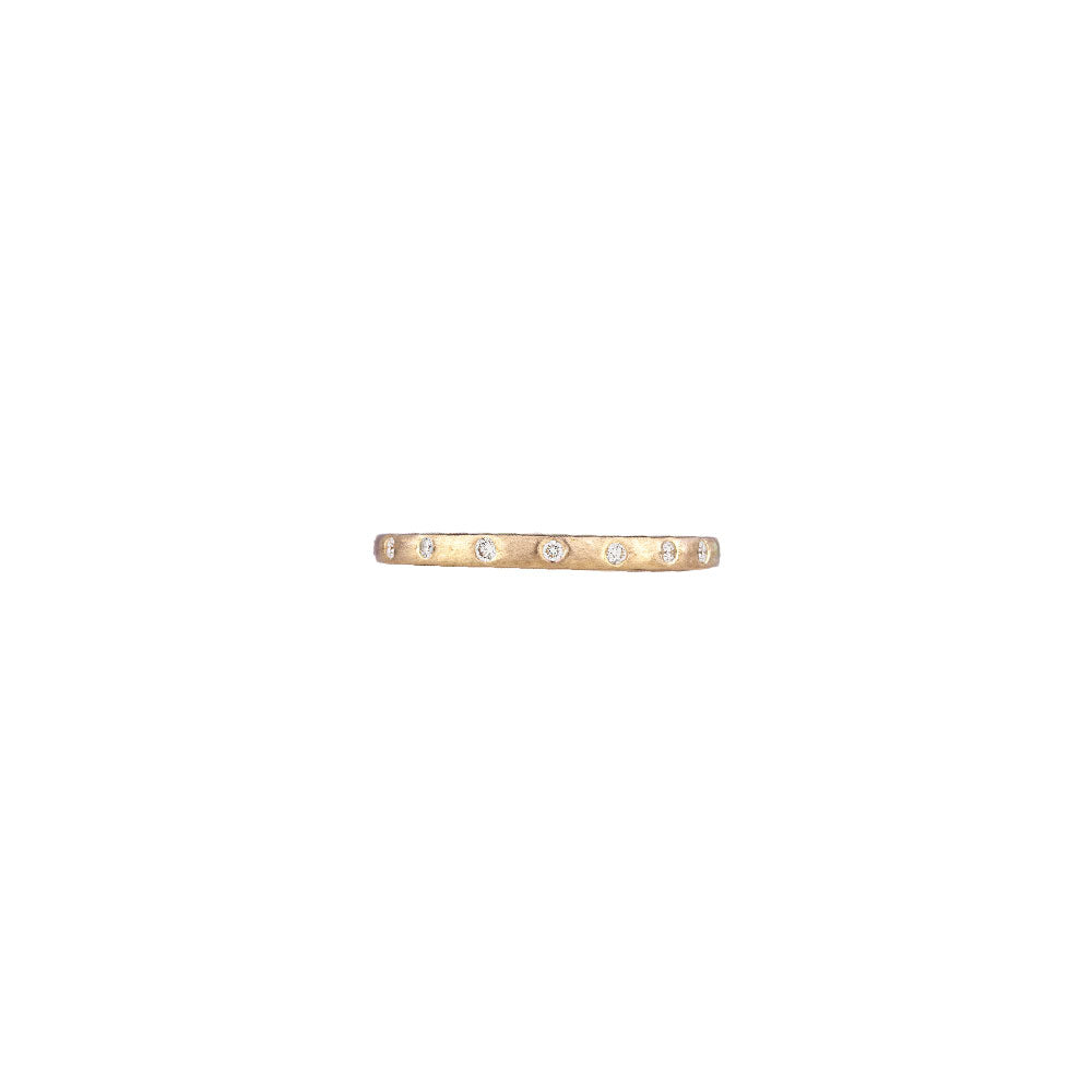 18 Karat Yellow Gold Diamond Dunes ring