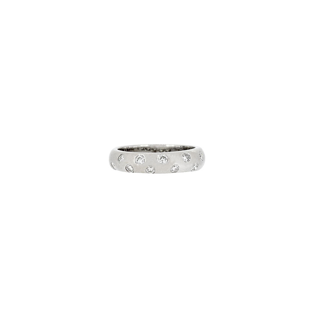 14 Karat White Gold ring with Diamonds