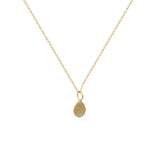 14 Karat Yellow Gold Confetti Bar Necklace With Diamonds
