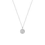 18 Karat White gold Confetti Pendant with White Diamonds