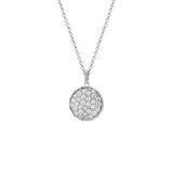 18 Karat White gold Confetti Pendant with White Diamonds