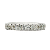 18 Karat White Gold Diamond Eternity Band