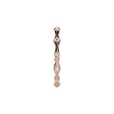 14 karat rose gold ring with diamonds