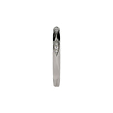 14 karat white gold ring with diamonds