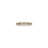 14 karat yellow gold ring with diamonds