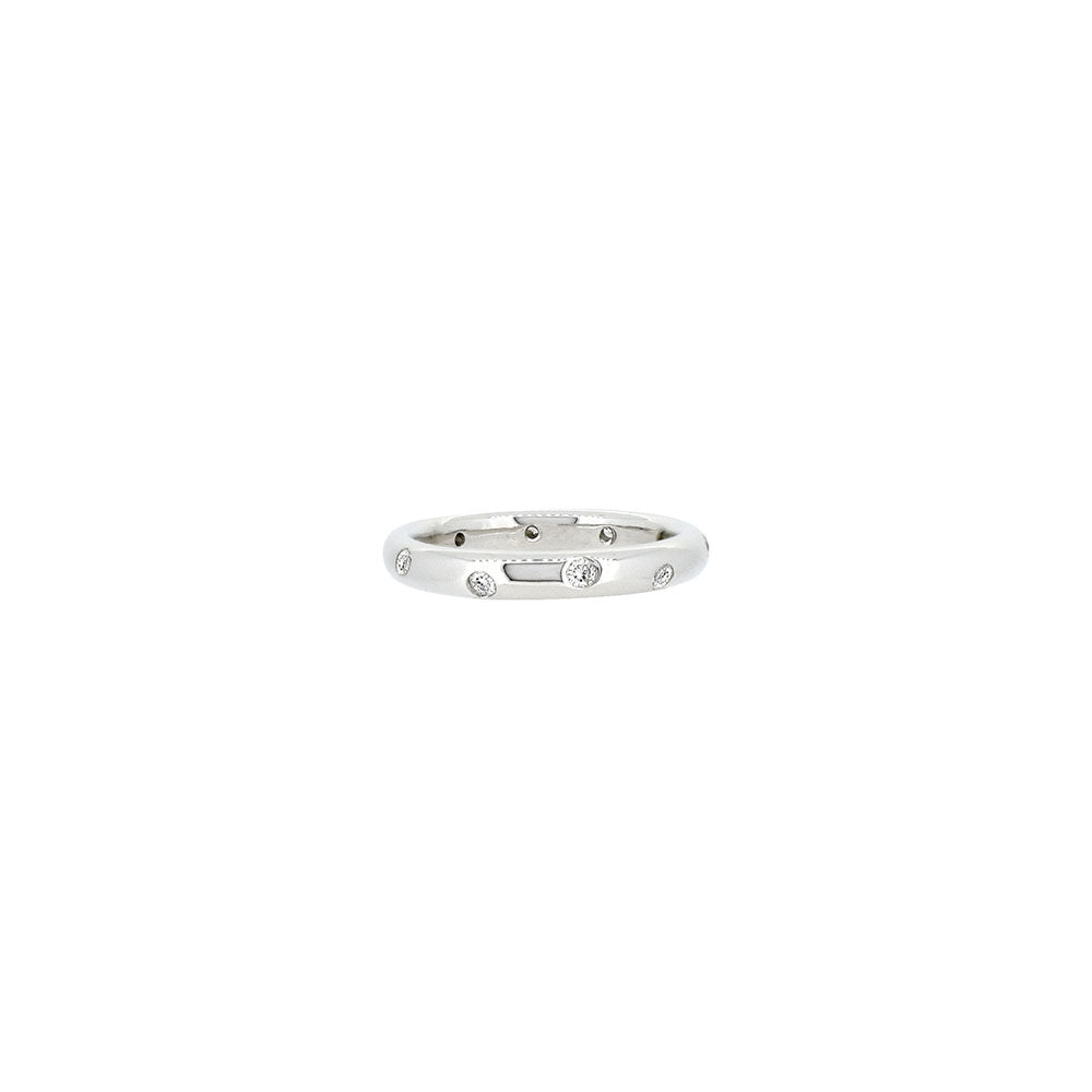 14 karat White Gold Ring with Diamonds