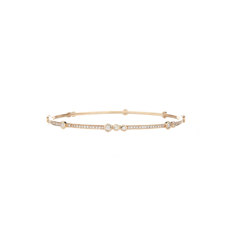 18 Karat Rose Gold Diamond “Planetarium” Bracelet