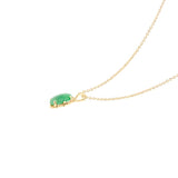 14 Karat Yellow Gold Pendant with Jade